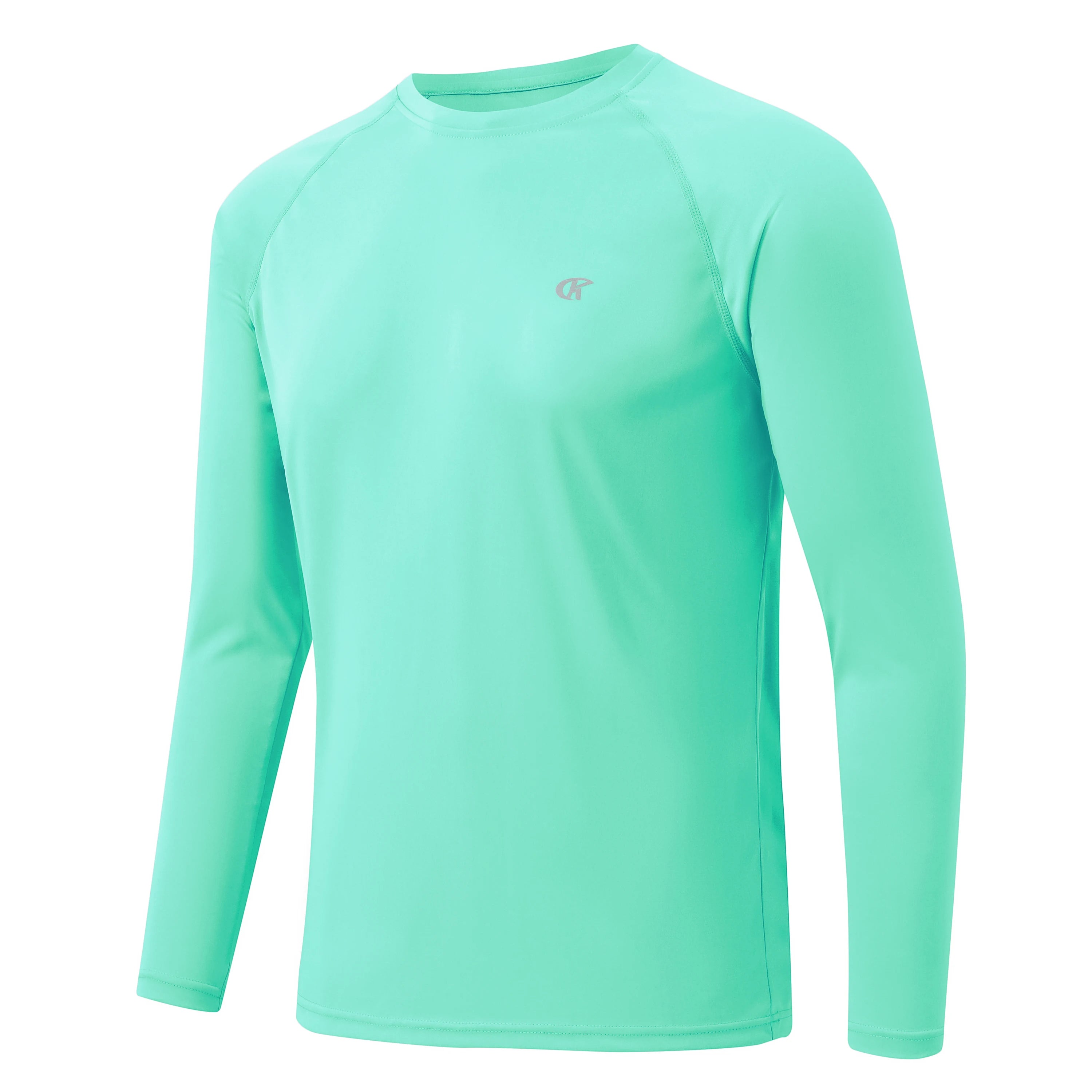 Men UPF 50+ Long Sleeve T-Shirt, Rash Guard