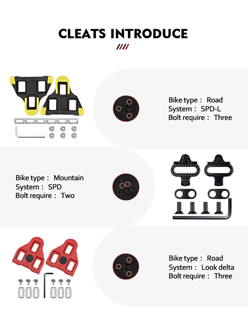 Athletic Cycling Shoes MTB Men Self-locking Cleats Road