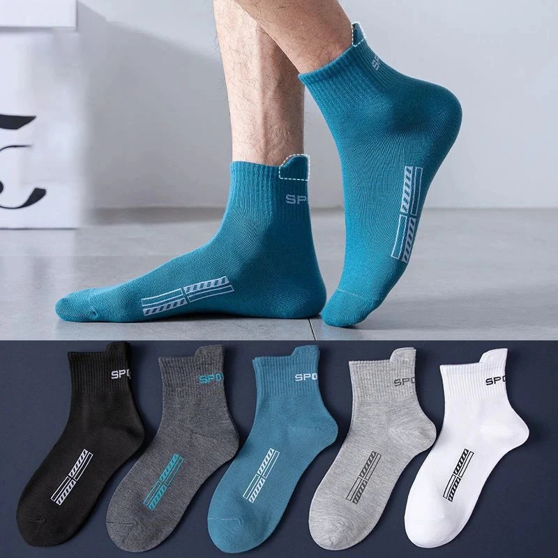 10/20Pairs High Quality Men's Socks Casual Breathable Cotton