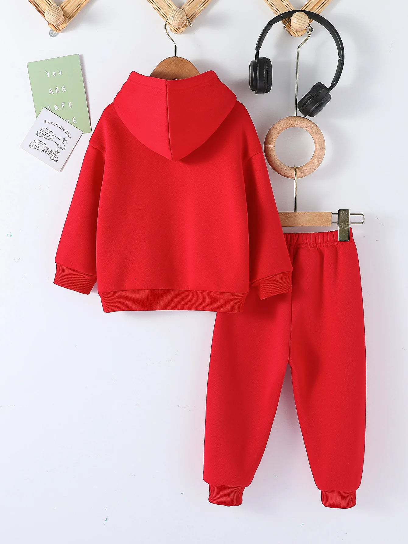 Kids Fashion 2pcs Pullover Hoodie+Pants Suits 1-8Y Years