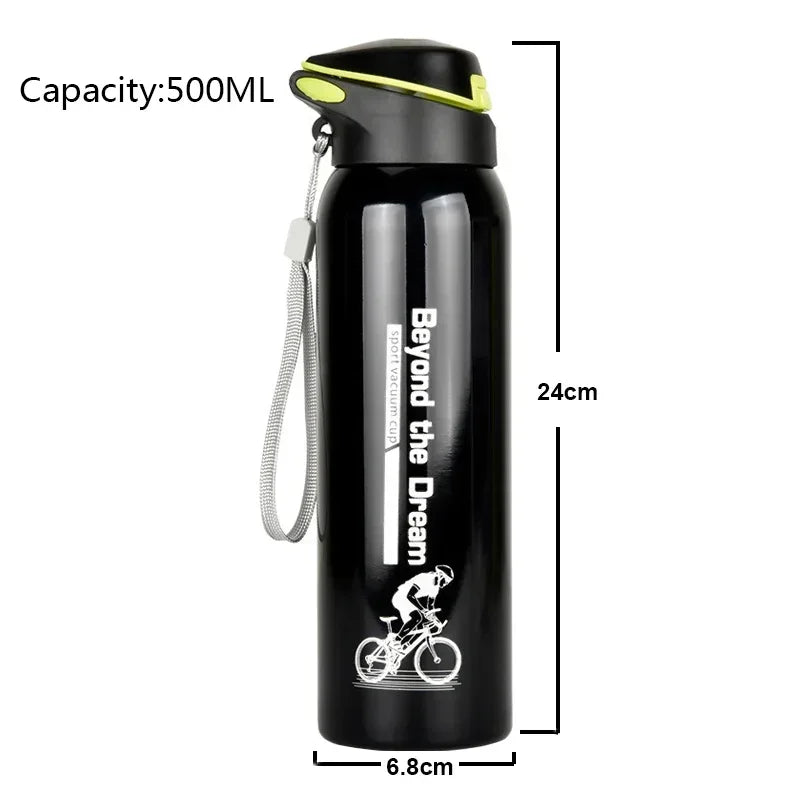 500ml Vacuum Insulated Sports Water Bottle, image 3 of 13