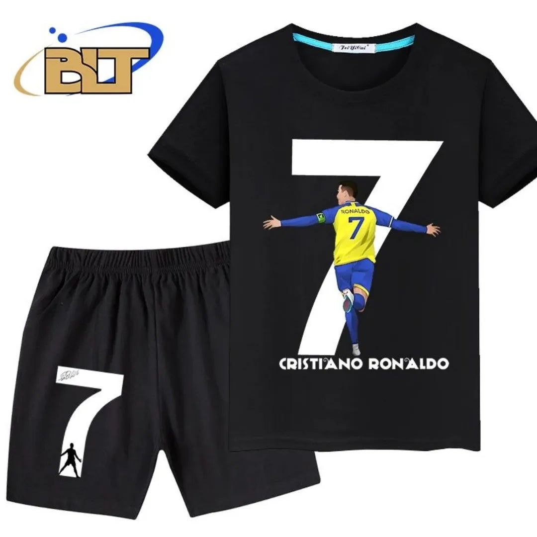 2025 Summer Ronaldo 3D Printed Summer Children's T-shirt