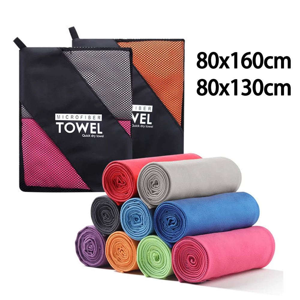 Quick-Drying Sports Towel 40x80/80x160CM Blue Grey Green Orange