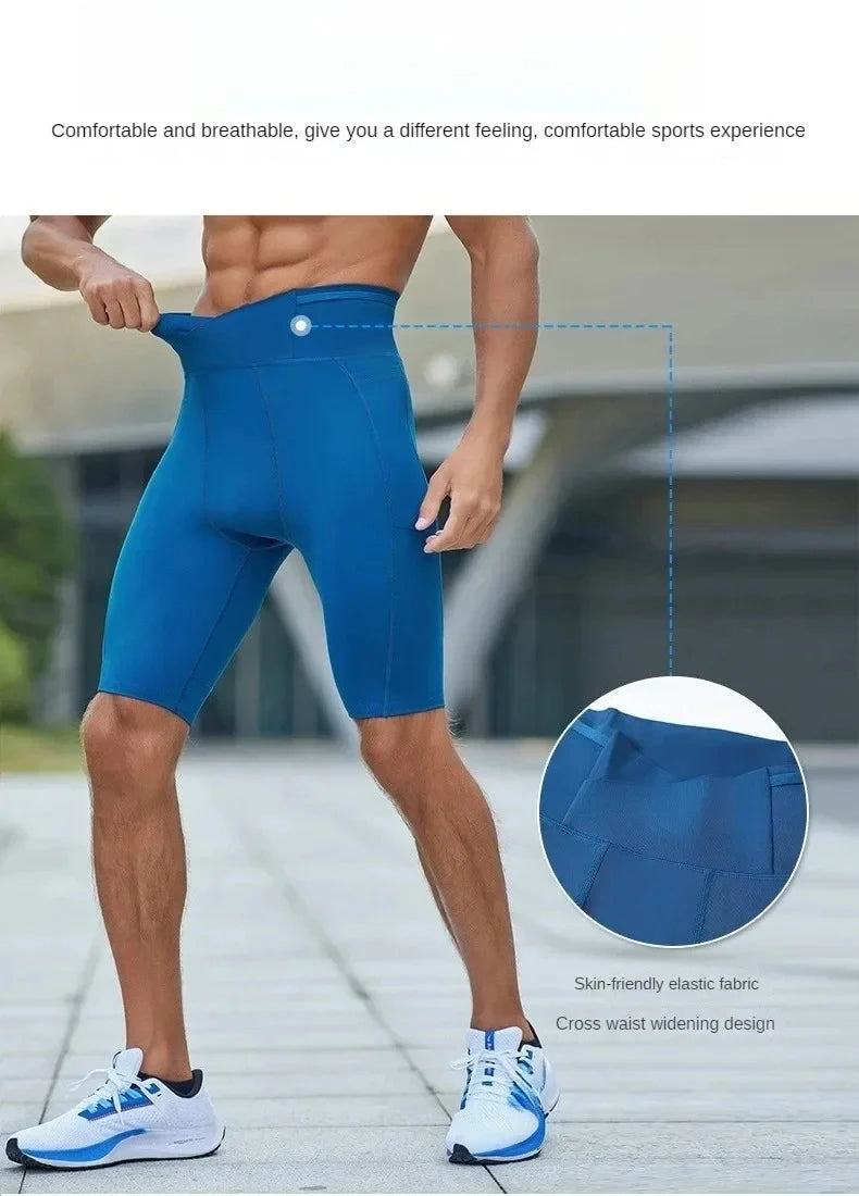 Compression Shorts Men Running Tights Women Workout Short