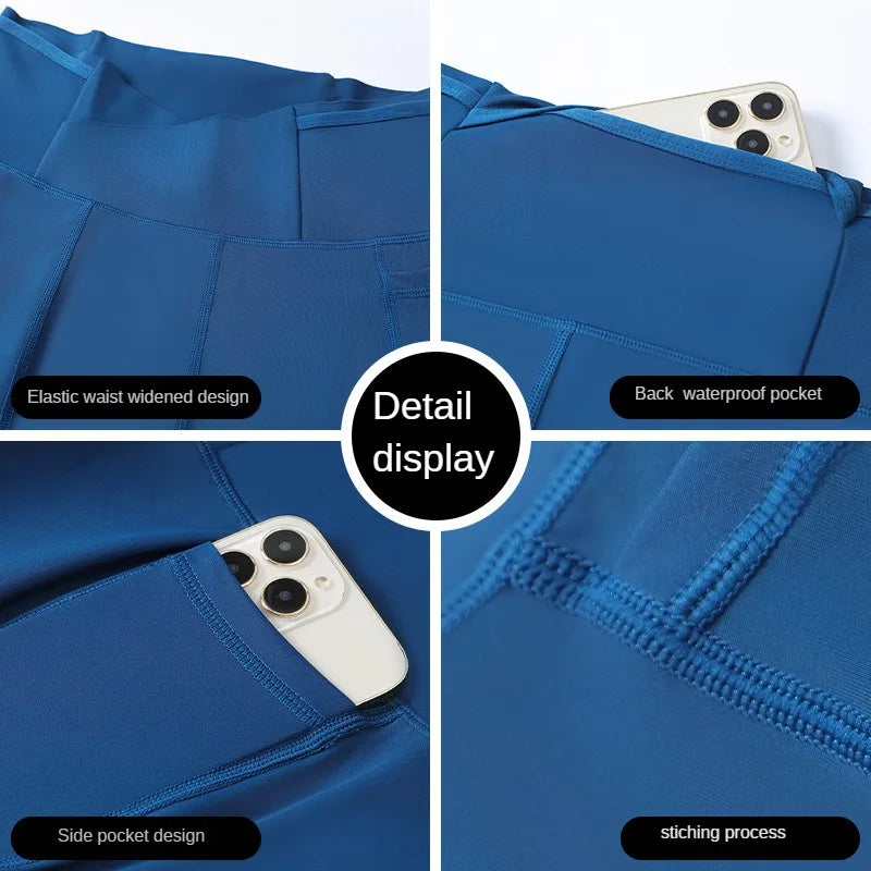 Men's and Women's Compression Running Shorts, image 4 of 48