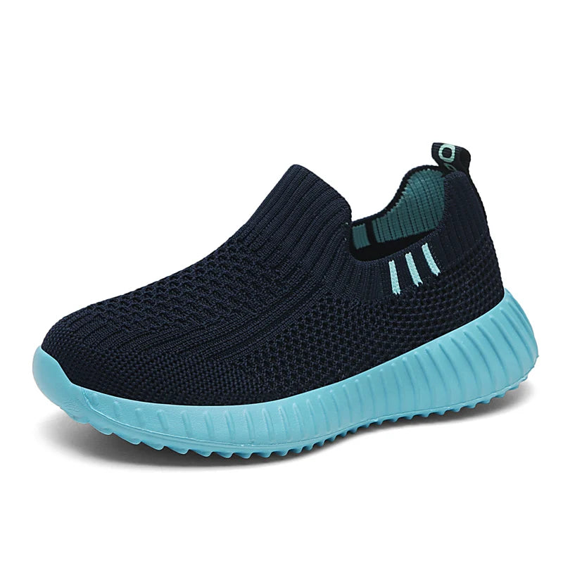 Kids' Slip-On Sock-Style Running Trainers