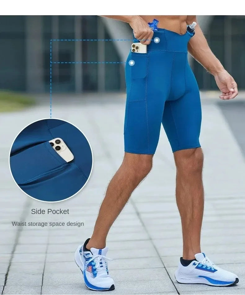 Compression Shorts Men Running Tights Women Workout Short