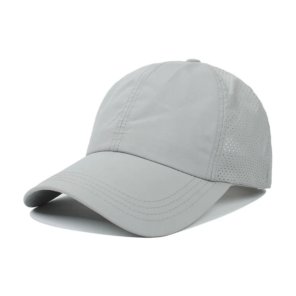 Summer Solid Color Baseball Cap Women's Athleisure Cross