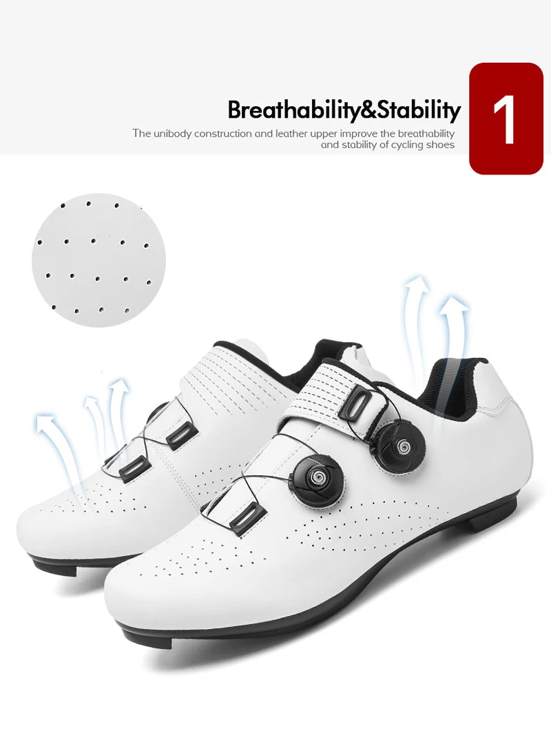 Athletic Cycling Shoes MTB Men Self-locking Cleats Road