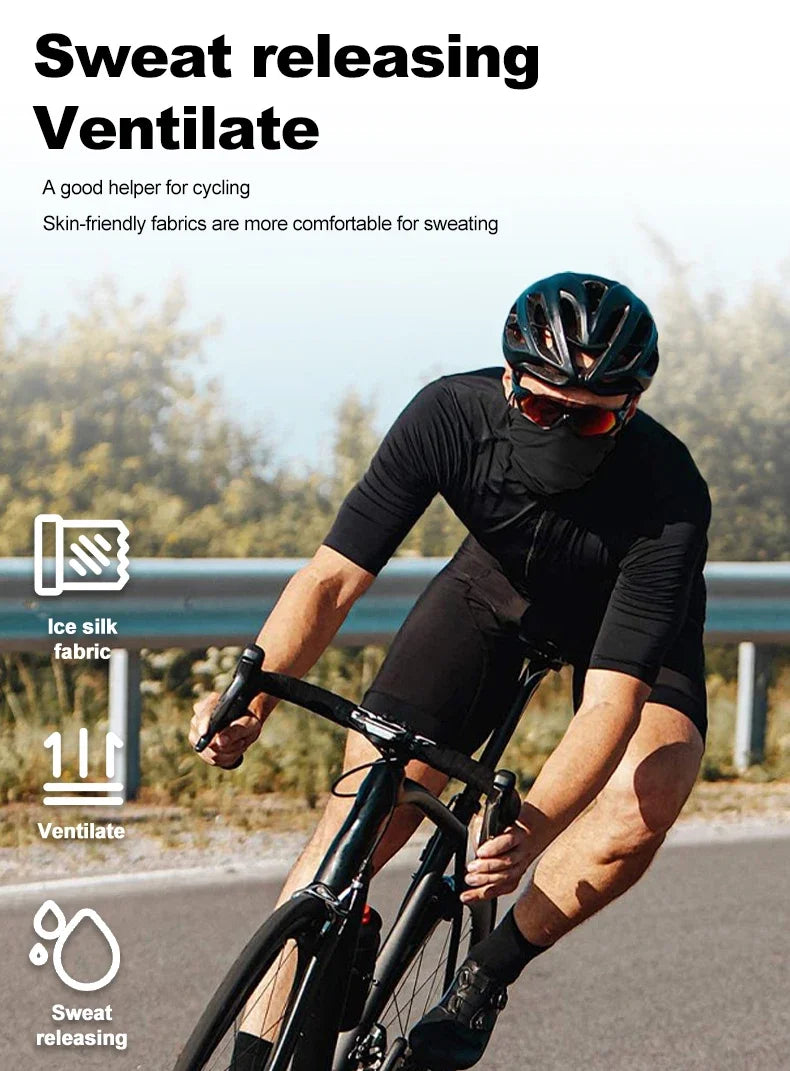 Cycling Face Mask Absorb Sweat Breathable Fishing Training