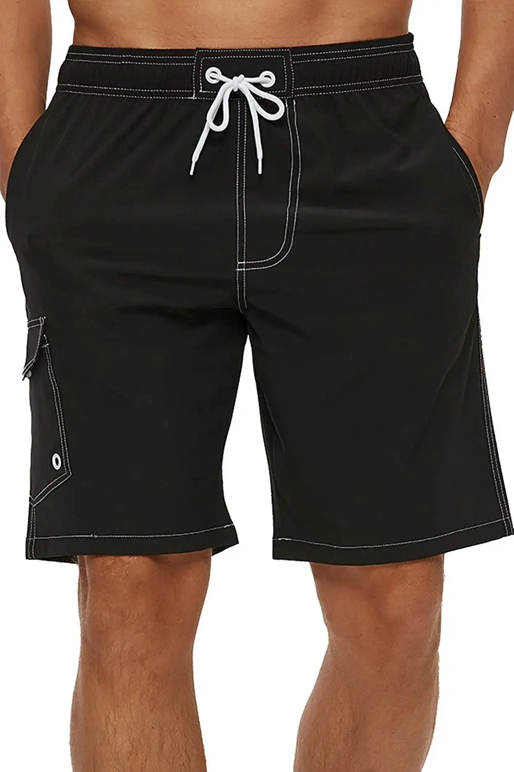Men's Summer Beach Shorts Swimsuits Mesh Lined Swimwear