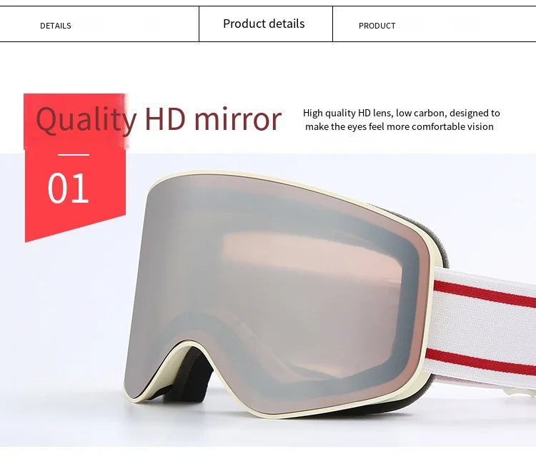 Unisex Anti-Fog Ski and Snowboard Goggles, image 12 of 30