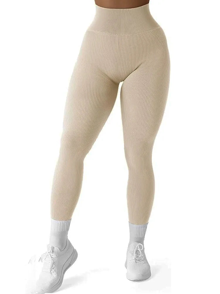 Women's High-Waisted Stretch Gym Leggings, image 12 of 17