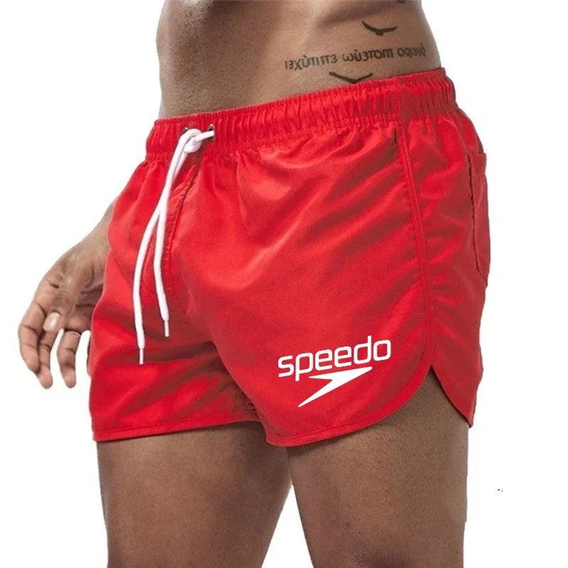 Summer Men's Shorts 2025 Beach Trunks Swim Gym