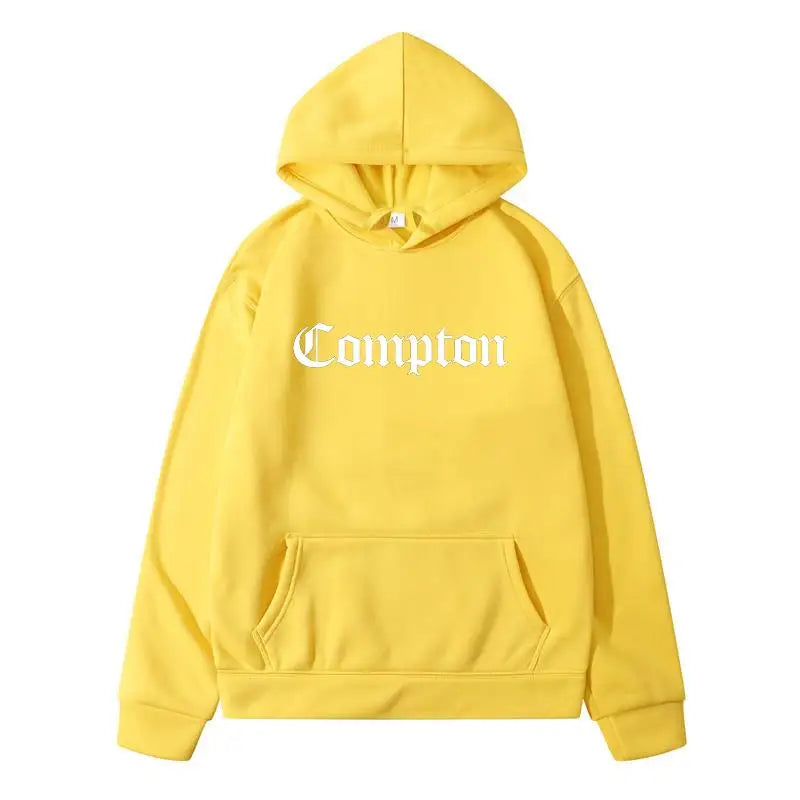 Compton Goth Design Letter Y2k Hoodie Hoodies Men's