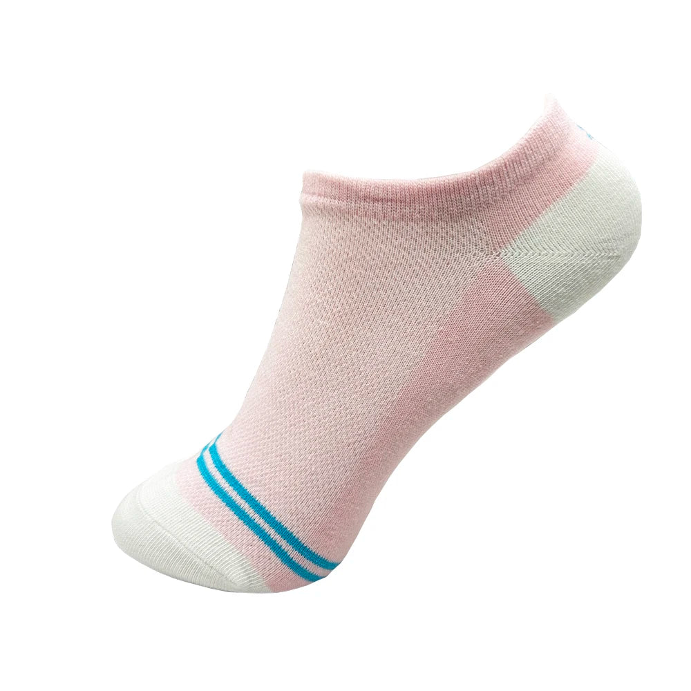 Women's Cotton No-Show Socks, 4 Pairs