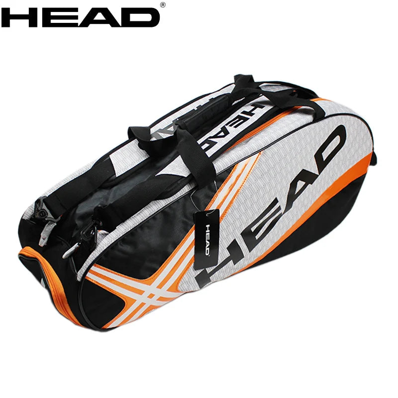 HEAD Tennis Rackets Bag Large Capacity 3-6 Pieces