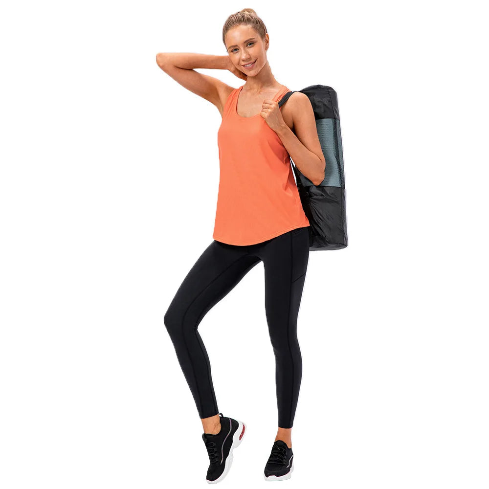 Women's Loose Quick-Dry Yoga Vest Top, image 5 of 11