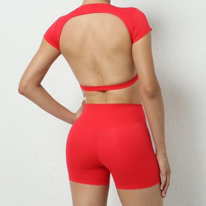 Women's Matching 2-Piece Yoga and Gym Set