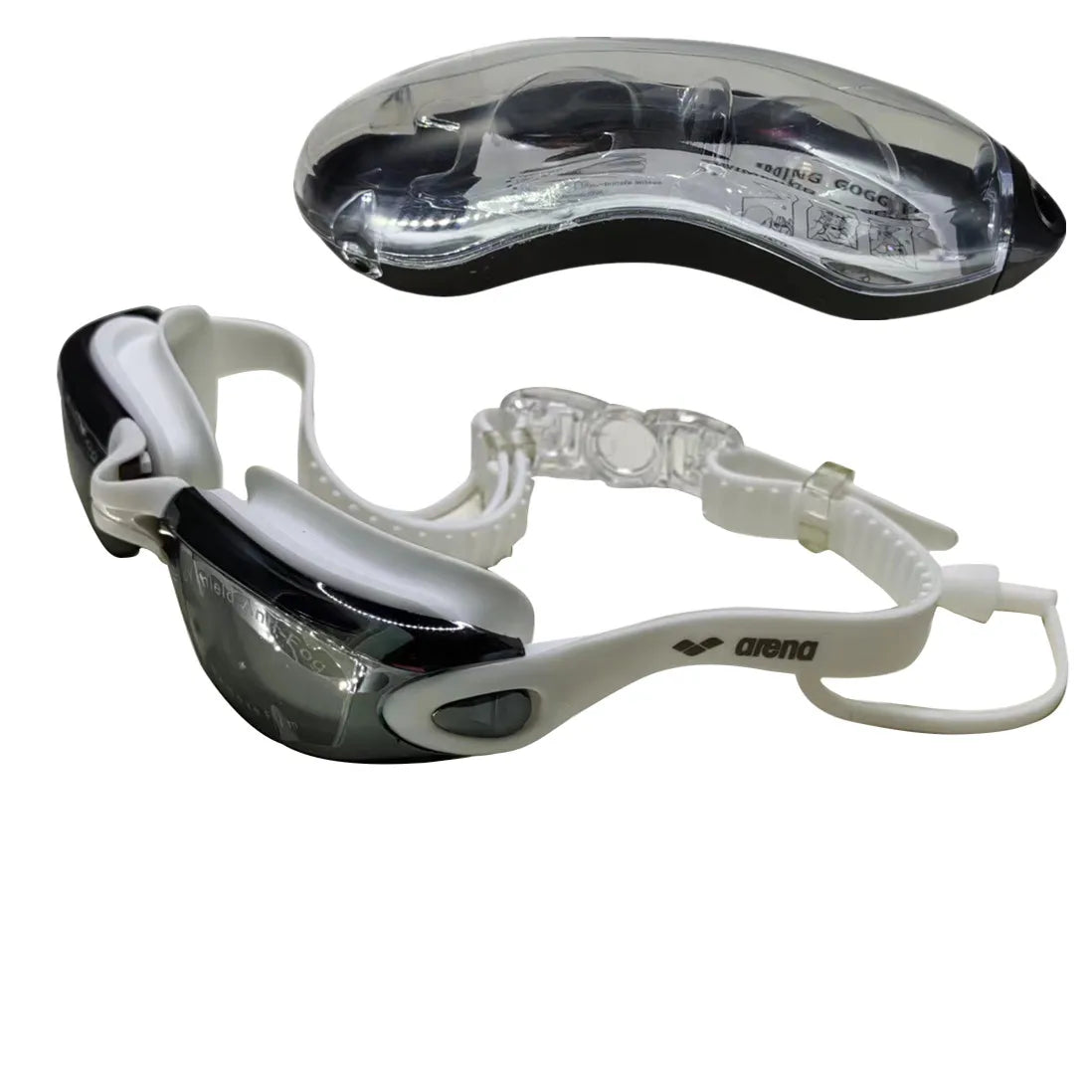 ARENA Professional Adult Anti-fog Swimming Goggles Earplugs Men