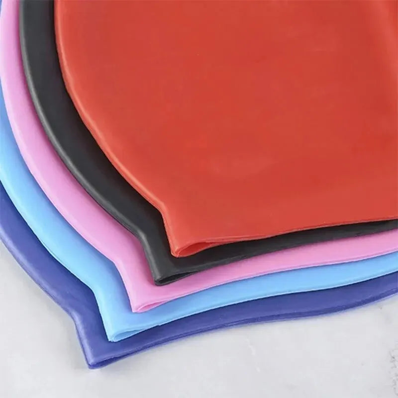 Adult Silicone Swimming Cap, 10 Colours