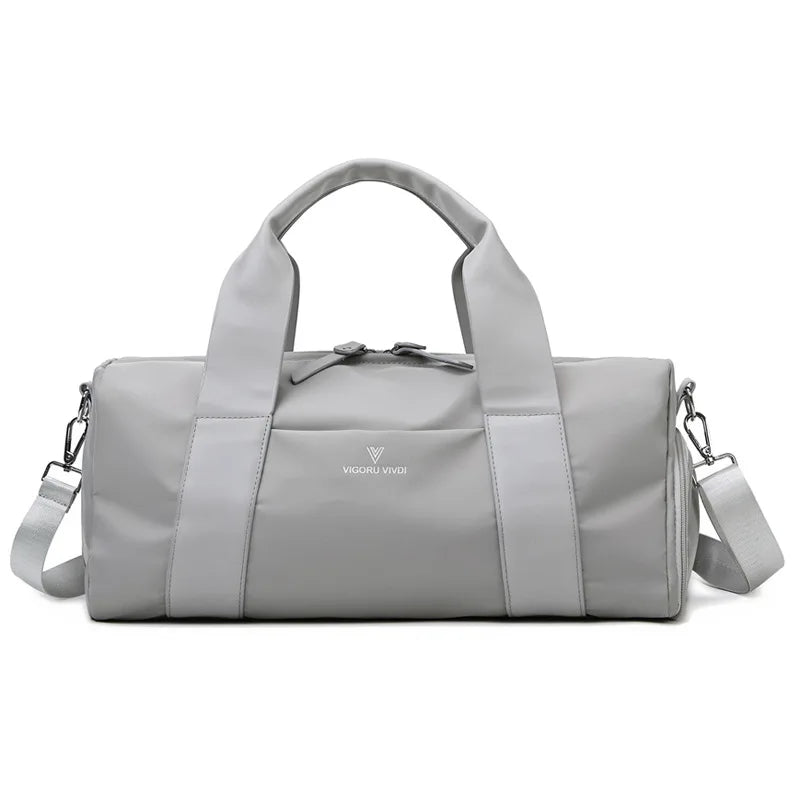 Women's Gym Bag with Separate Shoe Compartment