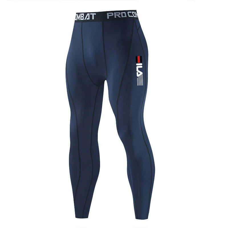 Running Leggings Men Sportswear Quick Dry Gym Fitness