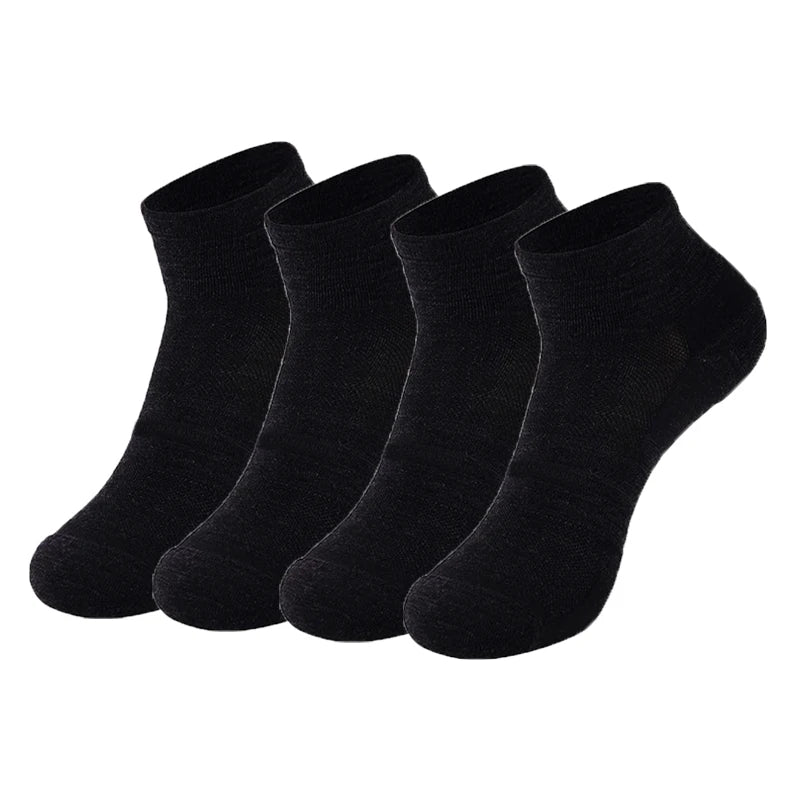 65% Merino Wool Ankle Socks Men Women Merino
