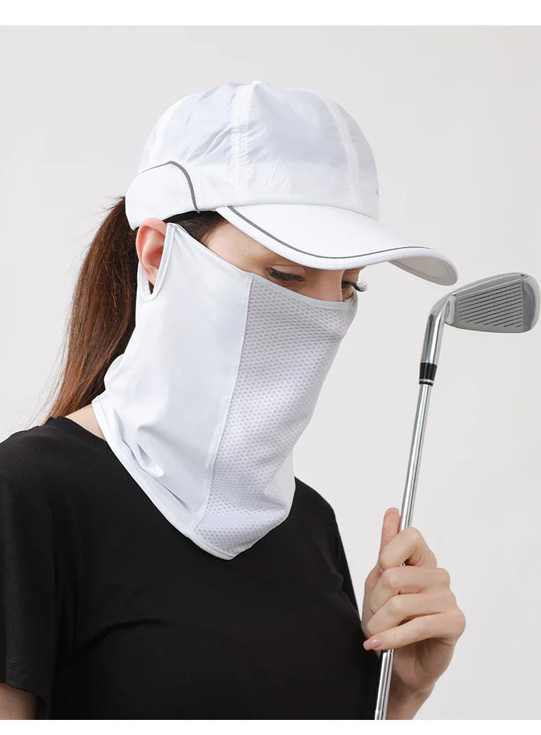 Unisex Ear-Loop Summer Face and Neck Cover