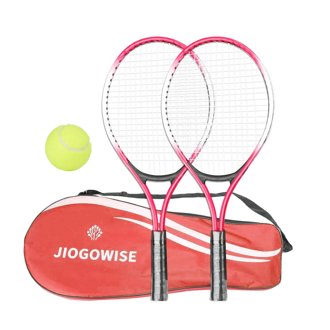 Tennis Racket Set, 2 Rackets with Carry Bag
