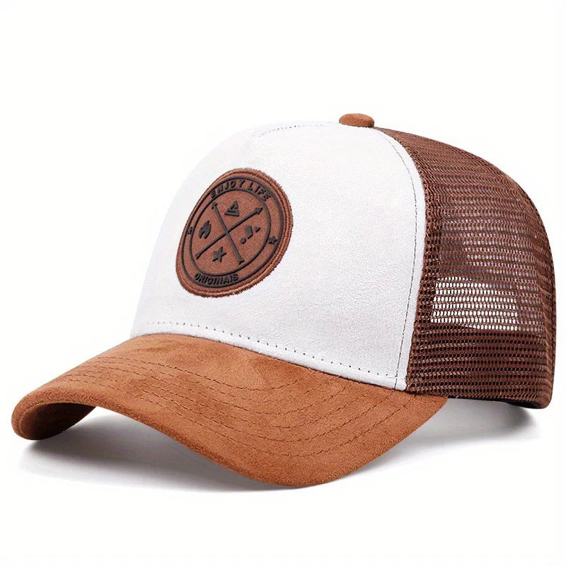 Unisex Enjoy Life Letter Patch Baseball Cap, image 9 of 14
