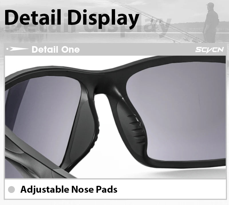 SCVCN New Outdoor Polarized Sunglasses Bike Cycling Glasses