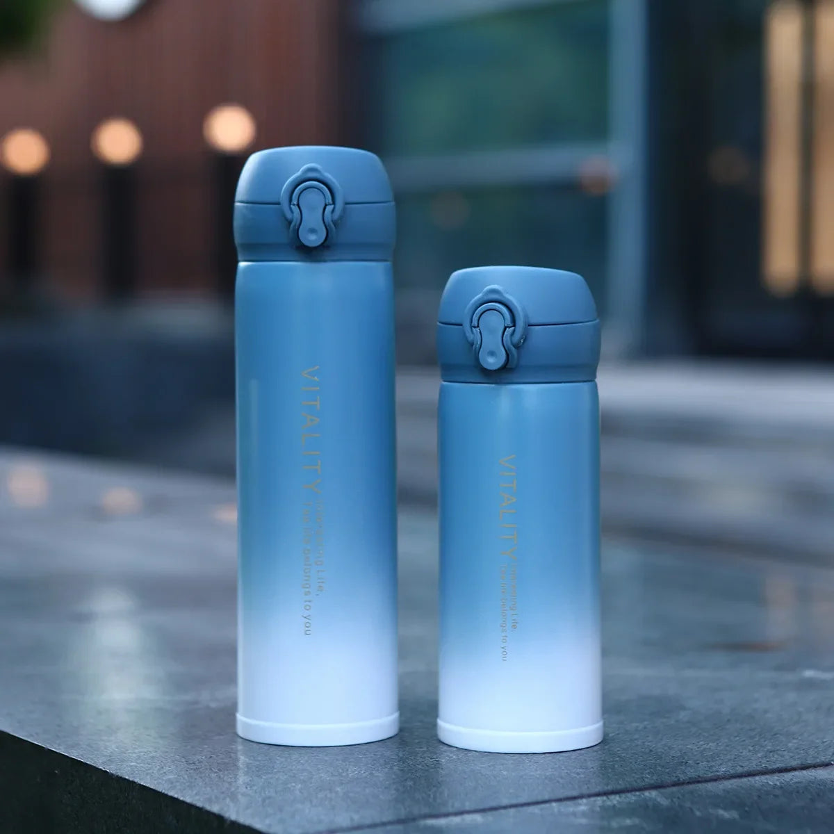 350/450ml Gradient Portable Thermal Insulation Vacuum Tumbler Cup