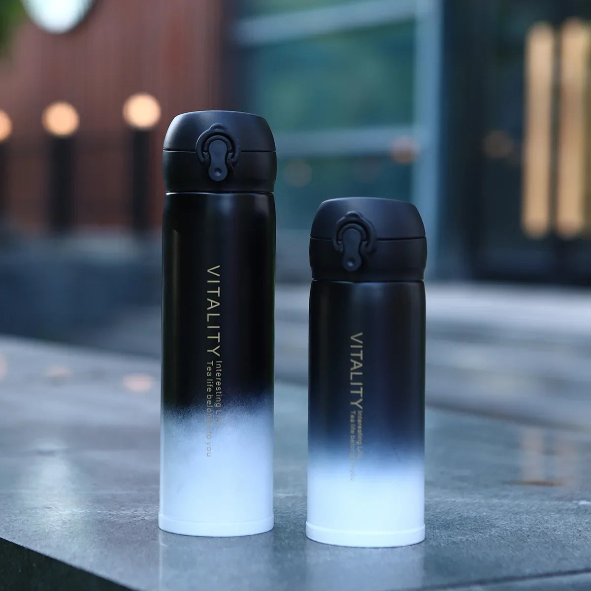 350/450ml Gradient Portable Thermal Insulation Vacuum Tumbler Cup