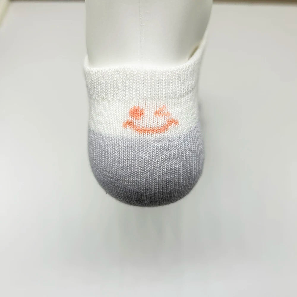 Women's Cotton No-Show Socks, 4 Pairs