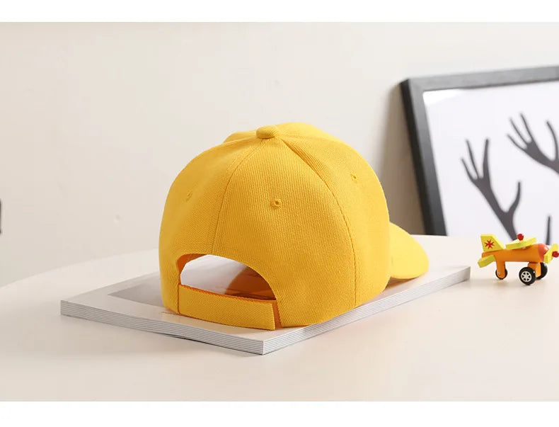 Fashion Candy Color Kids Baseball Cap Sun Protection