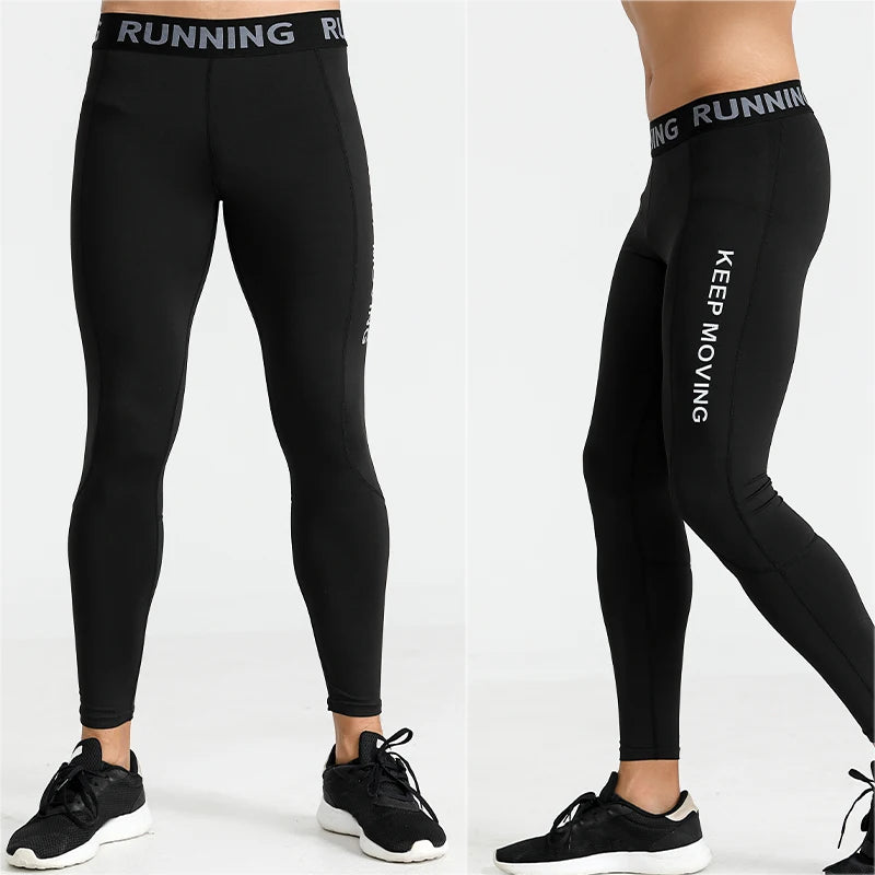 Mens Compression Pants Quick Dry Sportswear Running Tights