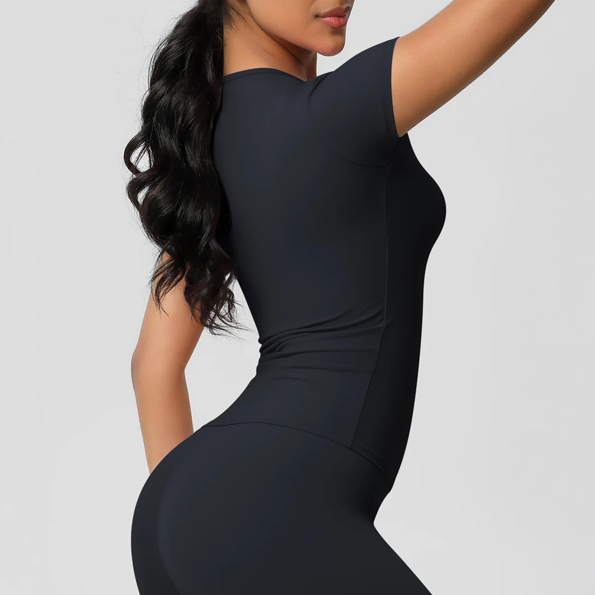 Workout Dry Fit Breathable High Elastic Sports Top