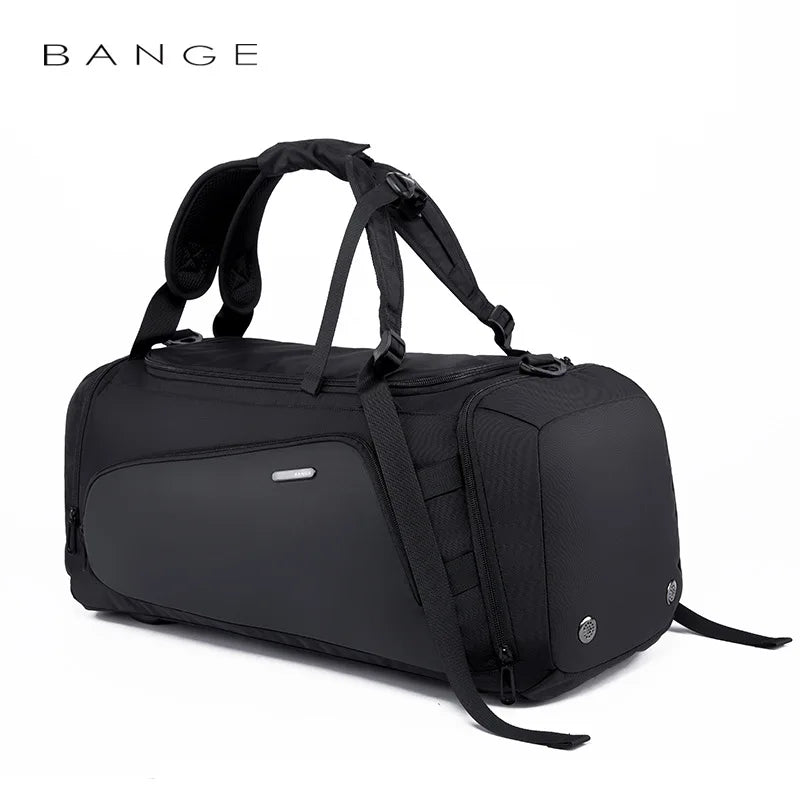 BANGE Men's Large Multi-Compartment Gym Bag