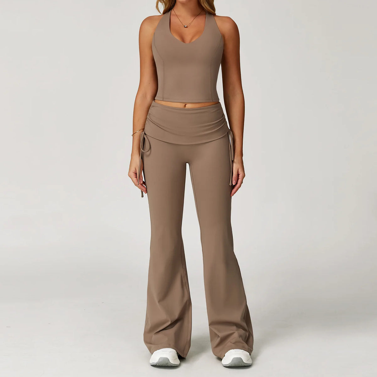 Women's Sports Bra and Bottoms Yoga Set, image 39 of 44