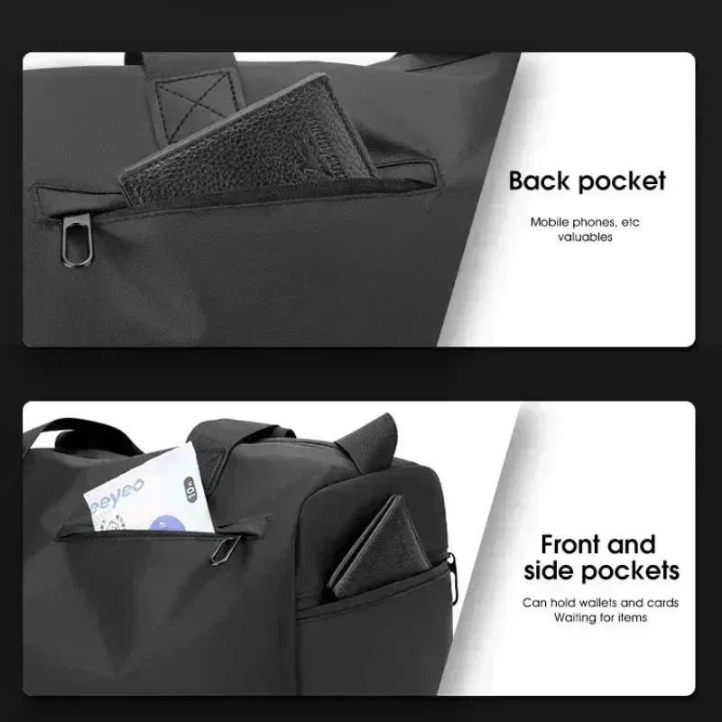 Large Oxford Fabric Gym and Travel Holdall, image 3 of 26