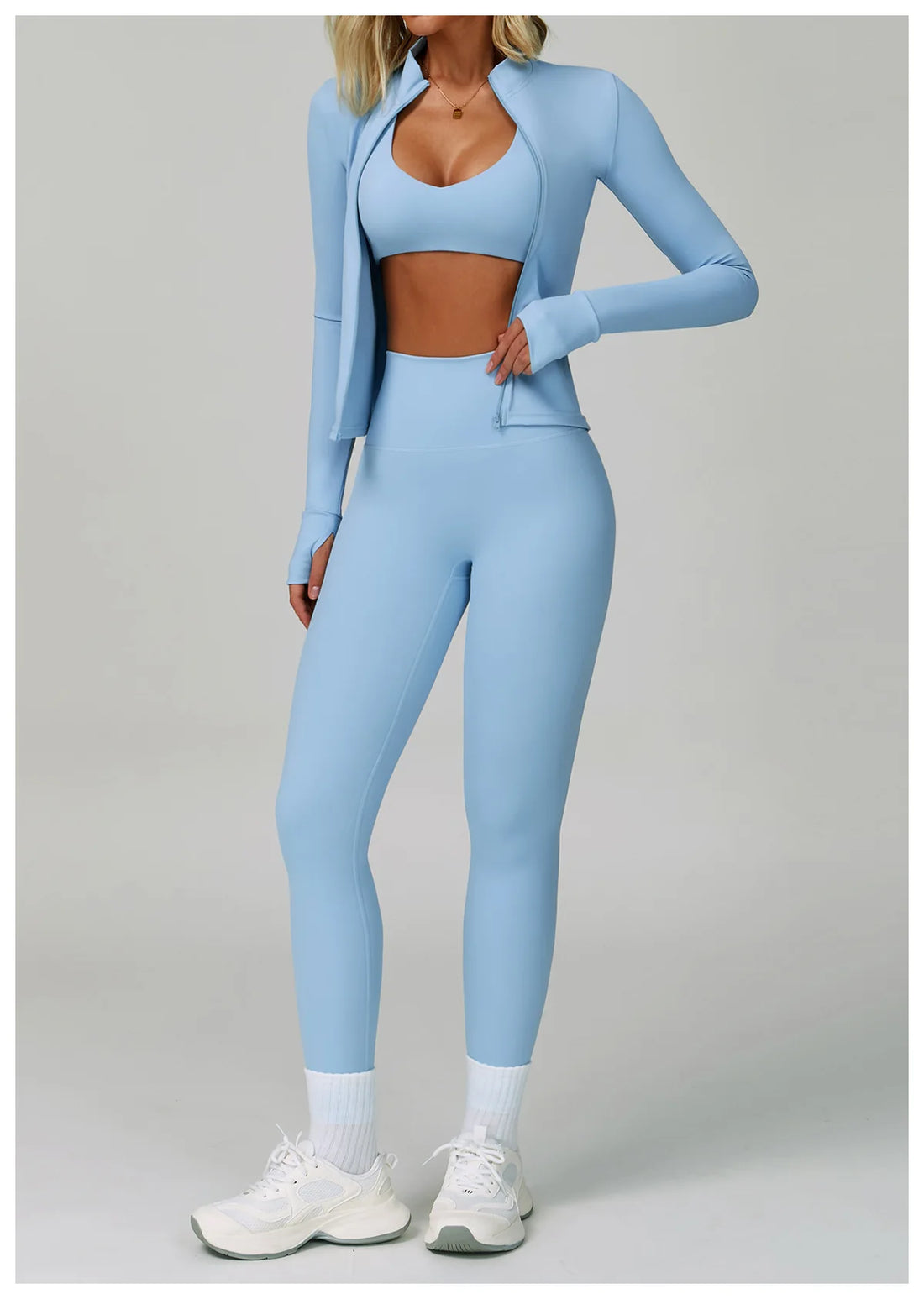 Women's 2-Piece Yoga Set, Leggings or Shorts