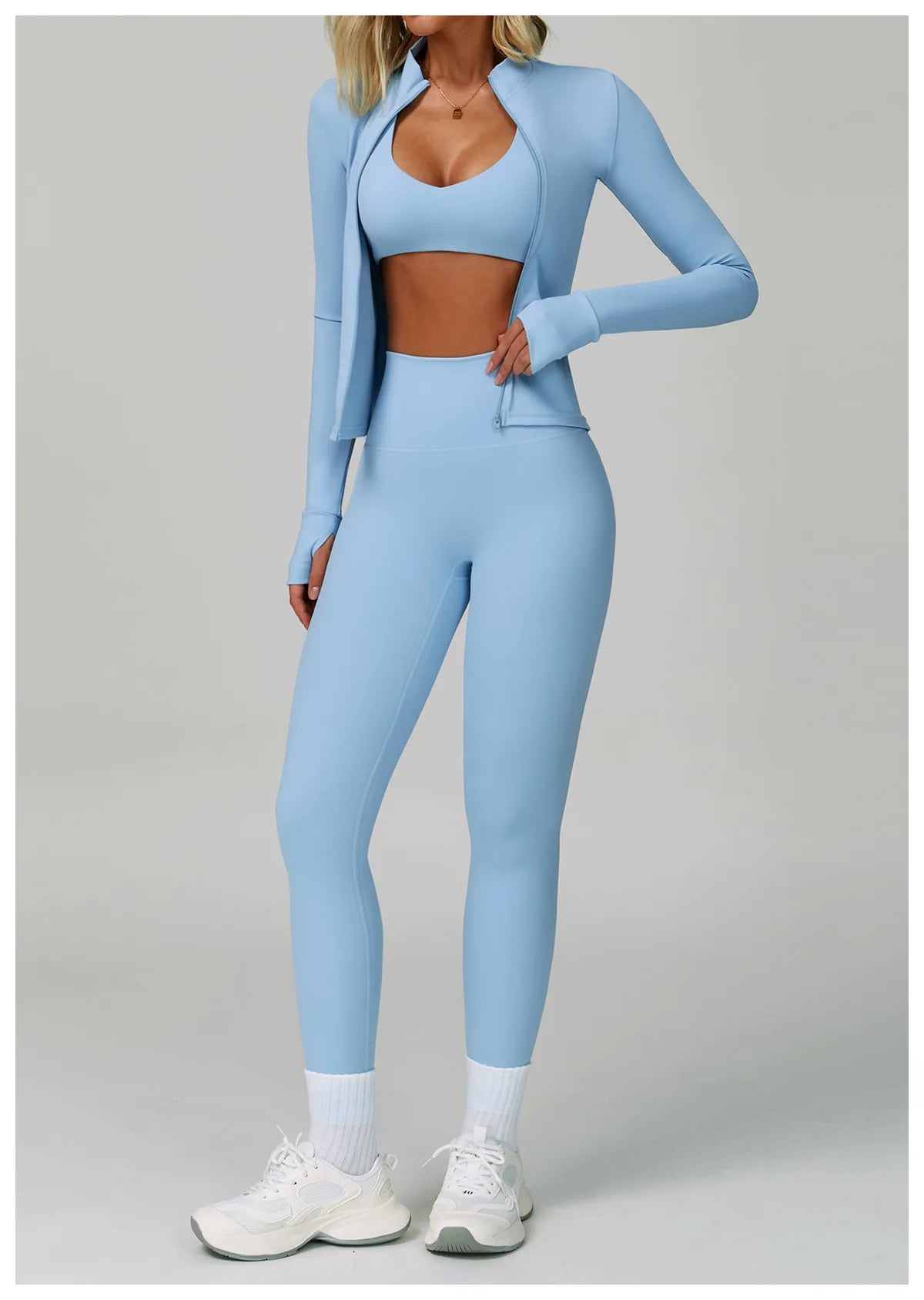 Women's 2-Piece Yoga Set, Leggings or Shorts, image 12 of 60