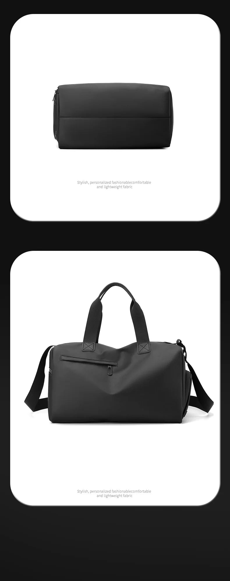 Zipper Large Capacity Oxford Travel Bags Solid Fitness