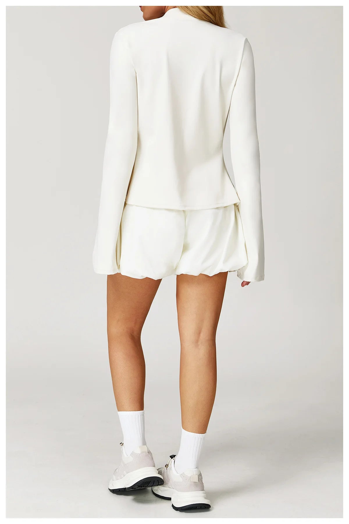 Zipper Jacket Women Yoga T-shirts Solid Sports Top