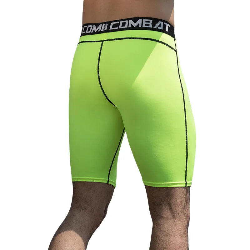 Men's Bodybuilding Compression Gym Shorts