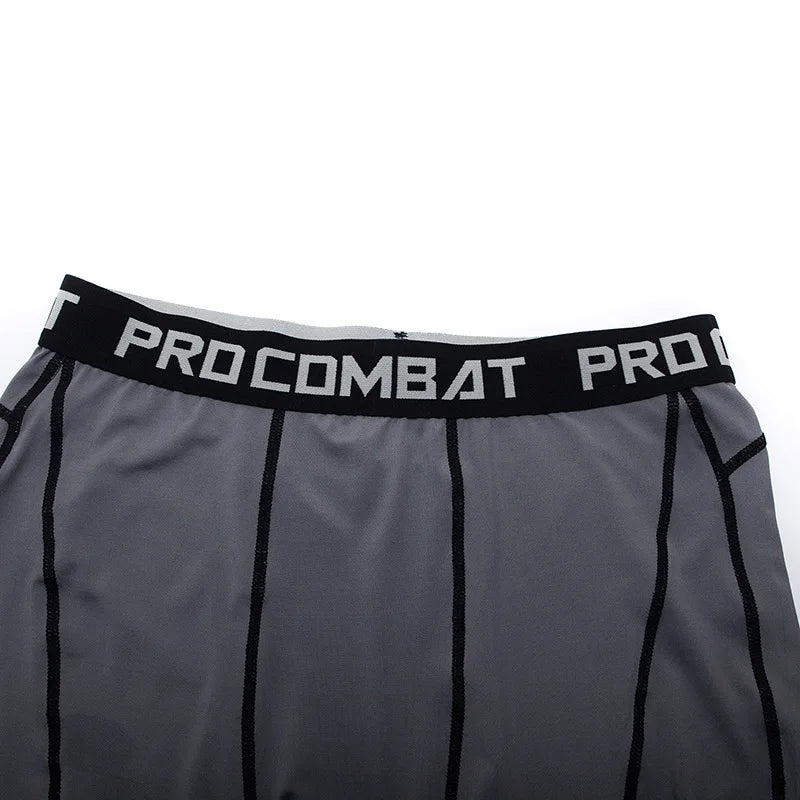 Men's Bodybuilding Compression Gym Shorts