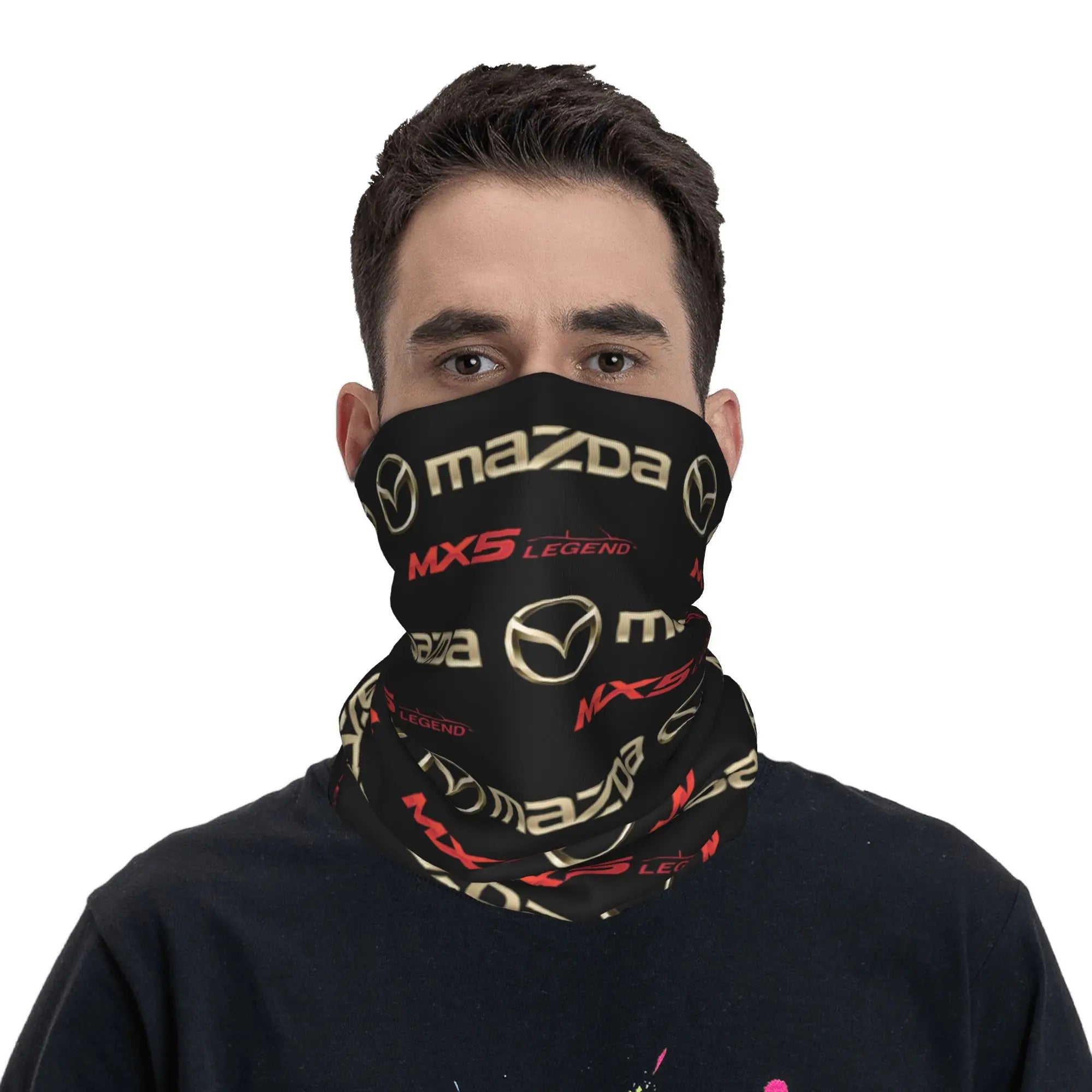 Custom M-Mazdas MX-5 Bandana Neck Gaiter Hiking Cycling