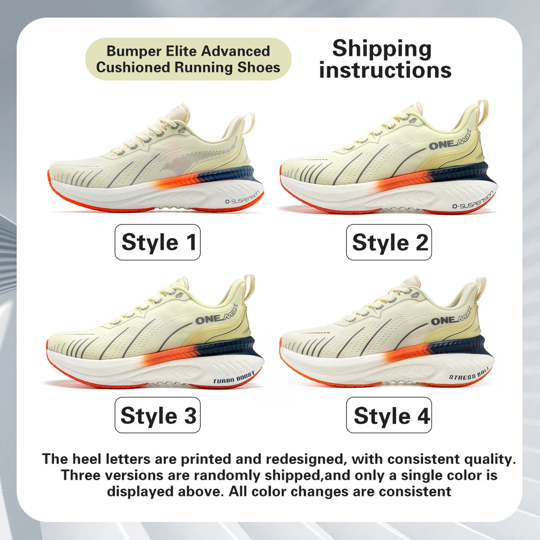 ONEMIX Men's Cushioned Running Trainers