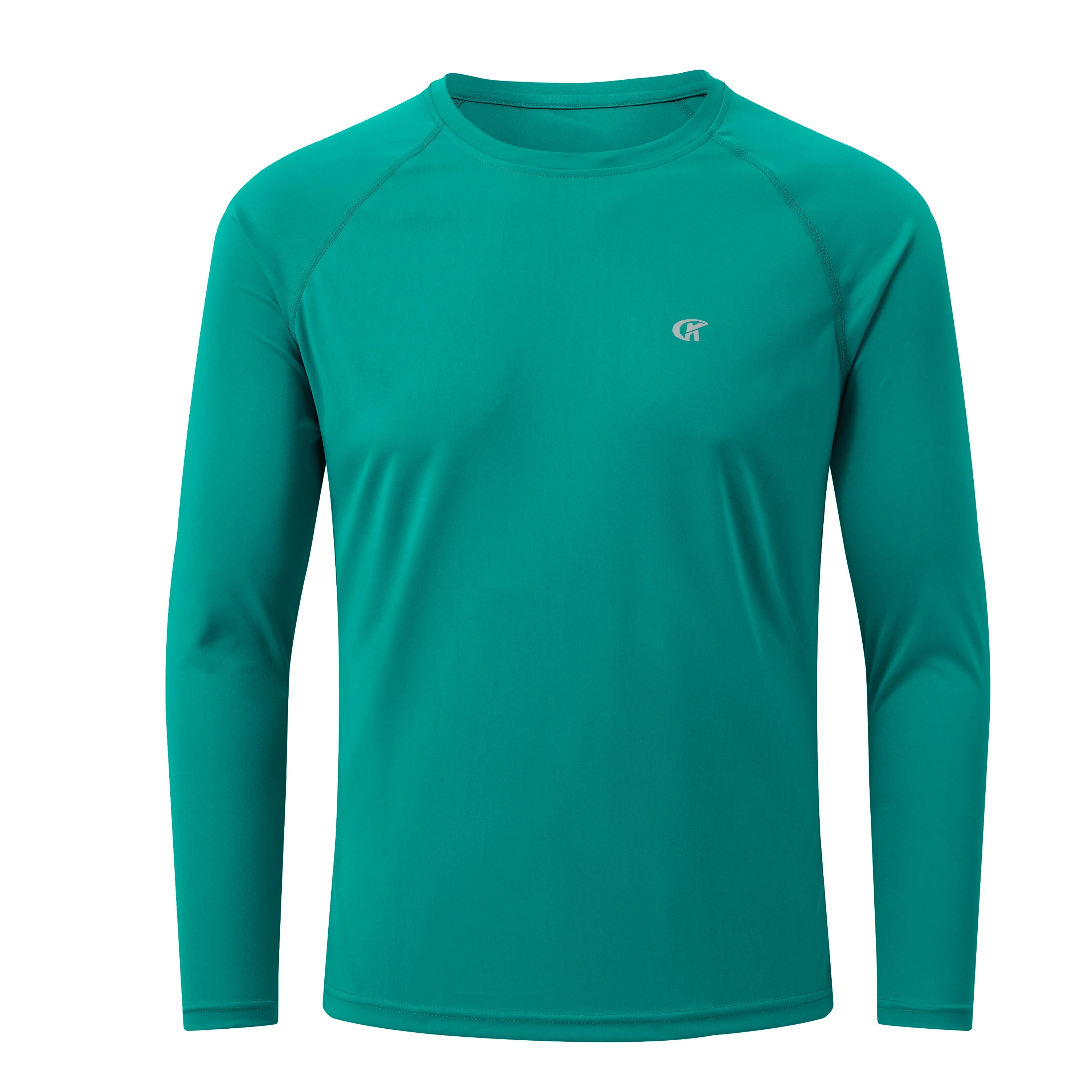 Men UPF 50+ Long Sleeve T-Shirt, Rash Guard